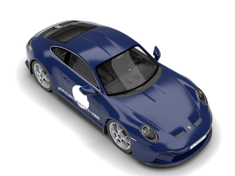 保时捷 911 S-T 2024 3D 模型