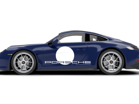 Porsche 911 S-T 2024 3D Модель
