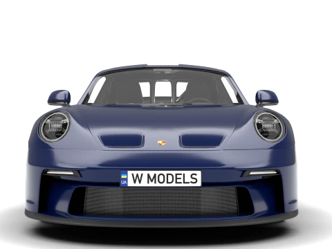 保时捷 911 S-T 2024 3D 模型