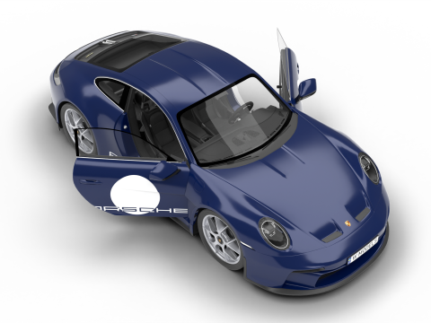 Porsche 911 S-T 2024 HQ Modelo 3D