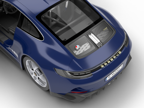 Porsche 911 S-T 2024 HQ Modelo 3D
