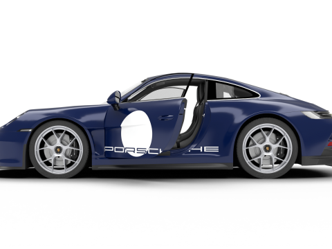 Porsche 911 S-T 2024 HQ Modelo 3D