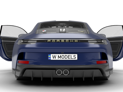 Porsche 911 S-T 2024 HQ Modelo 3D