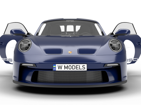 Porsche 911 S-T 2024 HQ Modelo 3D