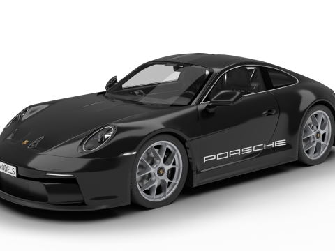 Porsche 911 S-T 2024 3D Model