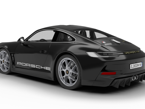 Porsche 911 S-T 2024 3D 模型