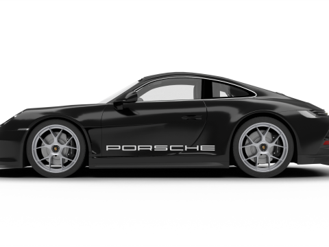 Porsche 911 S-T 2024 3D 模型