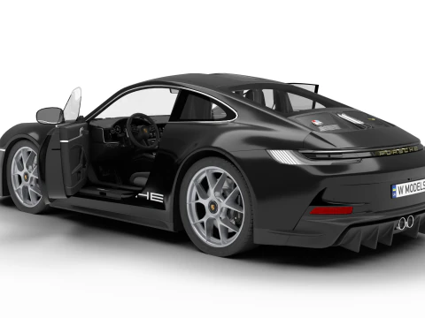 Porsche 911 S-T 2024 Genel Merkez 3D Model