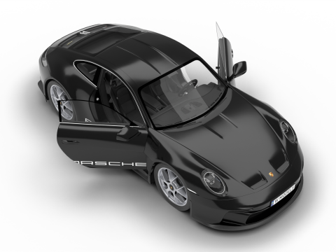 Porsche 911 S-T 2024 HQ 3Dモデル