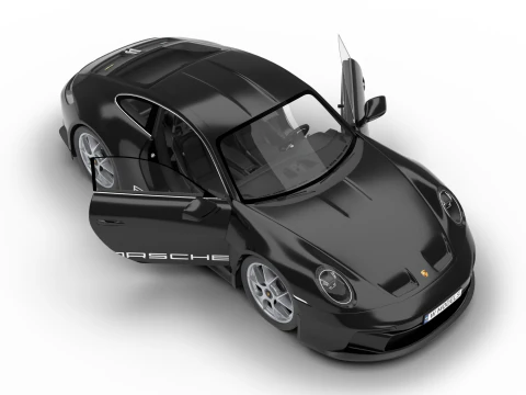 Porsche 911 S-T 2024 Genel Merkez 3D Model