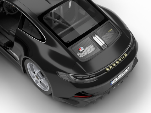 Porsche 911 S-T 2024 HQ 3Dモデル