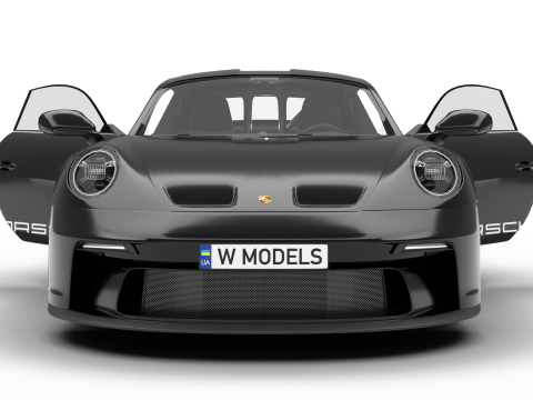 Porsche 911 S-T 2024 HQ 3Dモデル
