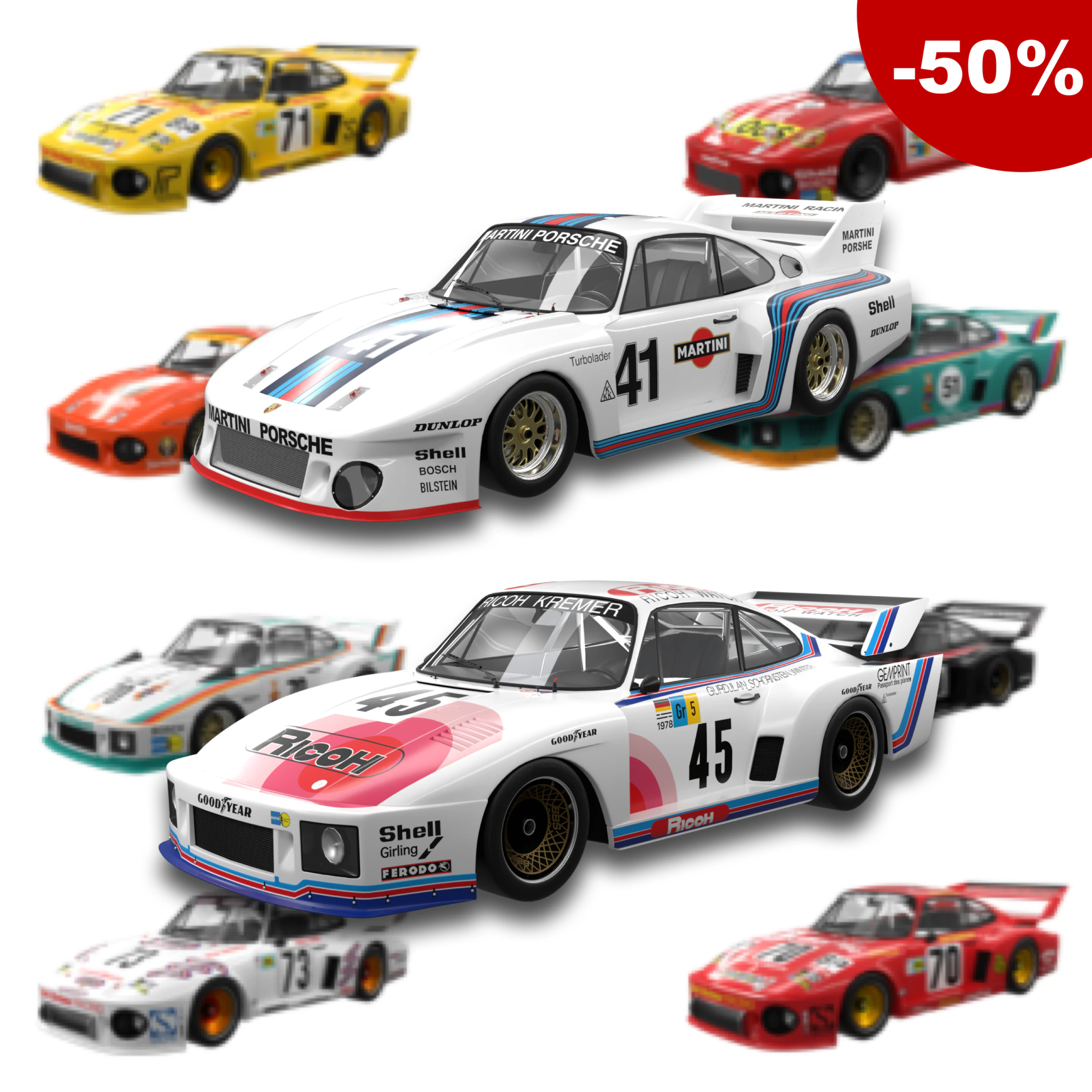 Pack interior do carro Porsche 935 HQ Modelo 3D .c4d .max .obj .3ds .fbx .stl .blend 