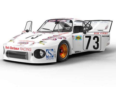 Pack interior do carro Porsche 935 HQ Modelo 3D