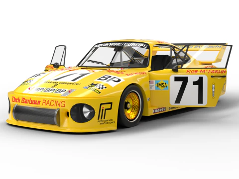 Pack interior do carro Porsche 935 HQ Modelo 3D