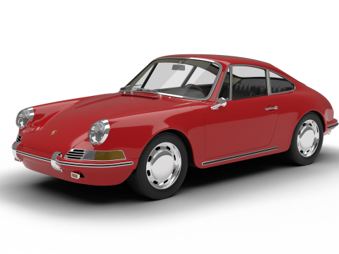 Porsche 911 1964 3D Model