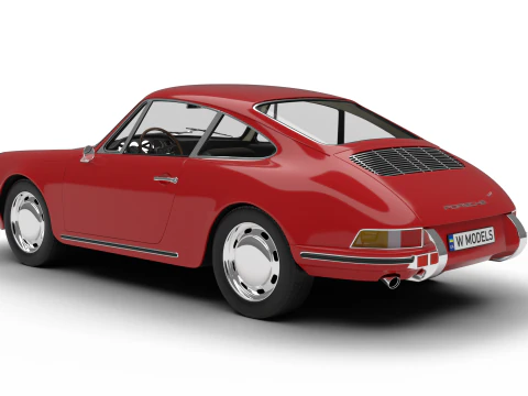 Porsche 911 1964 3D Model