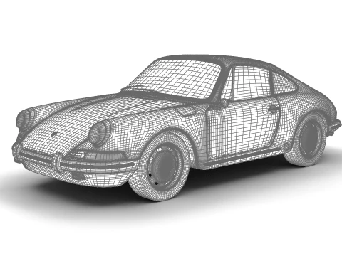 Porsche 911 1964 3D Model