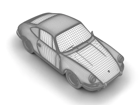 Porsche 911 1964 3D Model