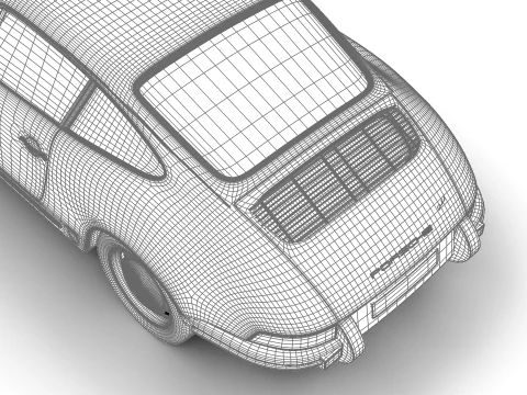 Porsche 911 1964 3D Model