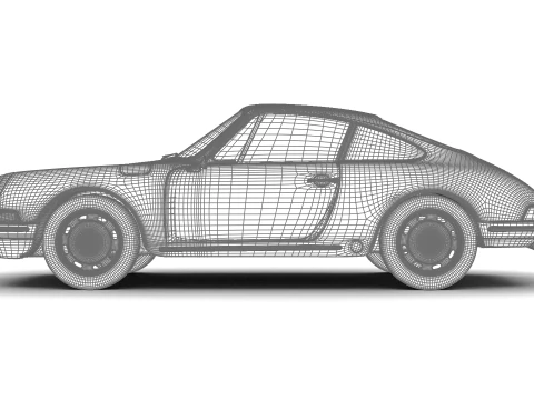 Porsche 911 1964 3D Model