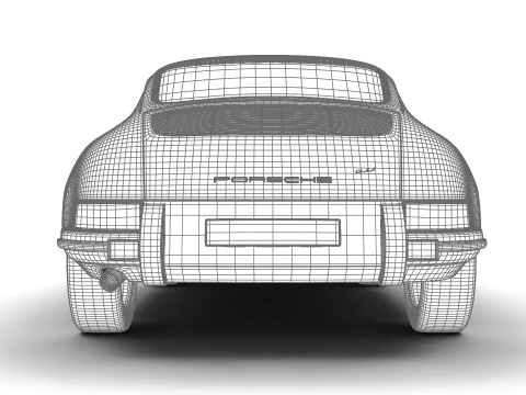 Porsche 911 1964 3D Model