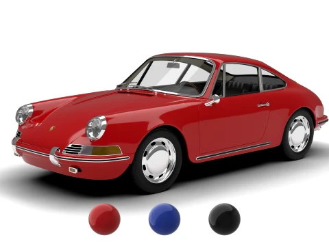 Porsche 911 1964 3D Modell