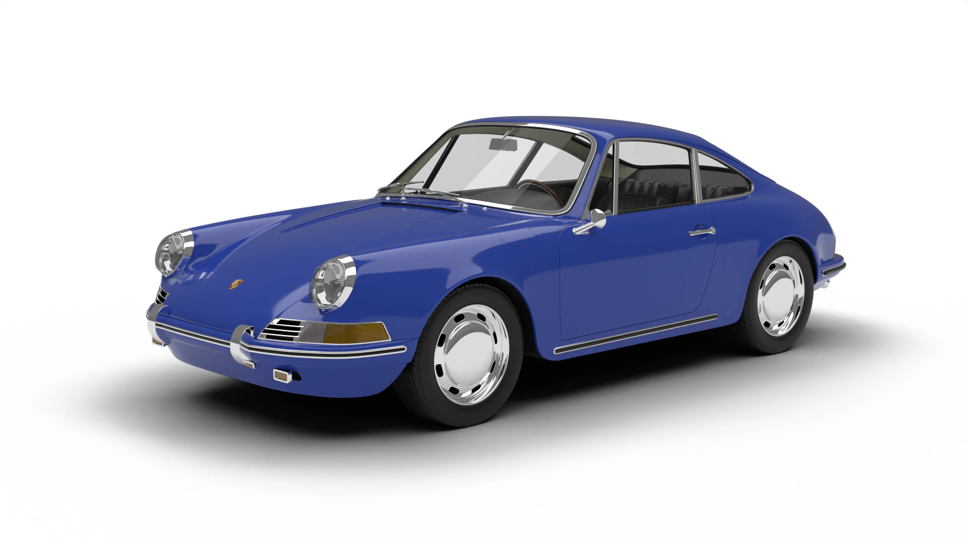 Porsche 911 1964 3D Model .c4d .max .obj .3ds .fbx .stl .blend 