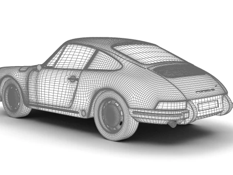 Porsche 911 1964 3D Model