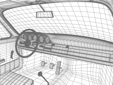 Porsche 911 1964 3D Model
