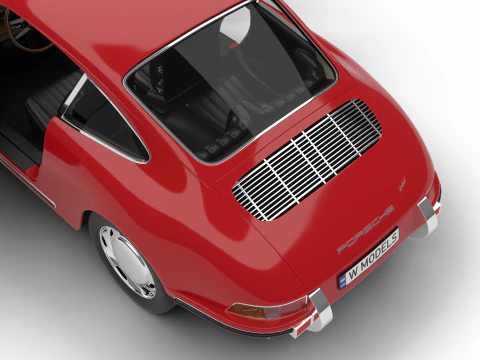Porsche 911 1964 hoofdkwartier 3D Model