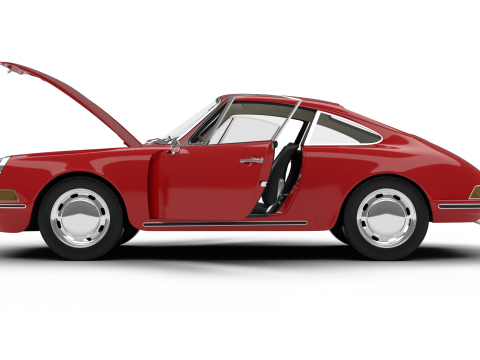 Porsche 911 1964 HQ 3Dモデル