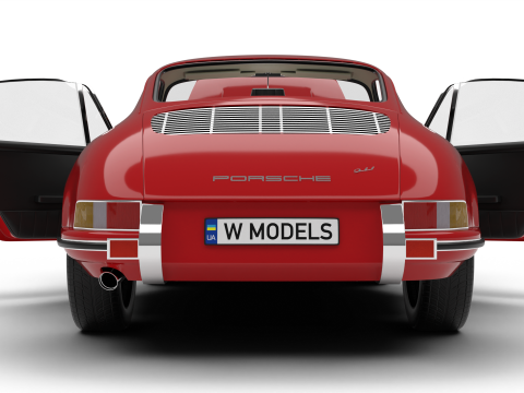 Porsche 911 1964 HQ 3Dモデル