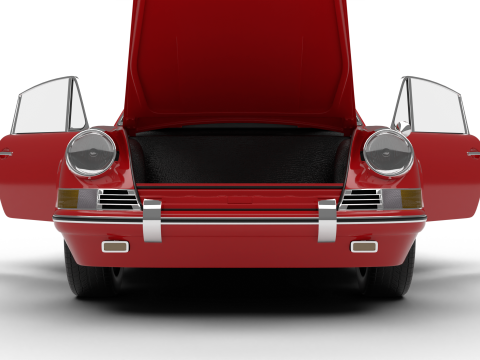 Porsche 911 1964 HQ 3Dモデル