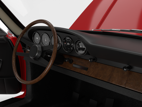 Porsche 911 1964 HQ 3Dモデル