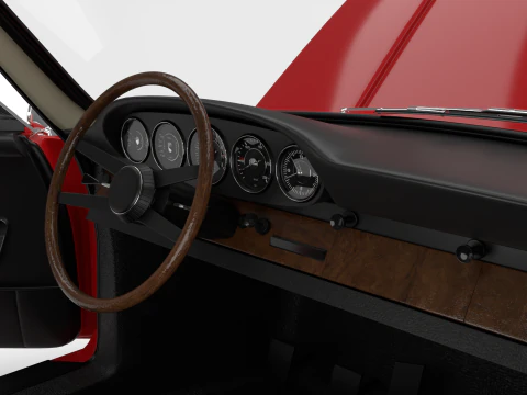 Porsche 911 1964 hoofdkwartier 3D Model