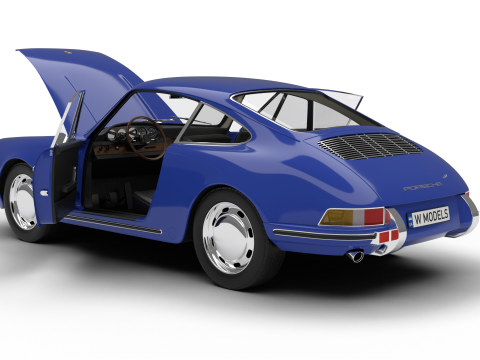Porsche 911 1964 HQ Model 3D