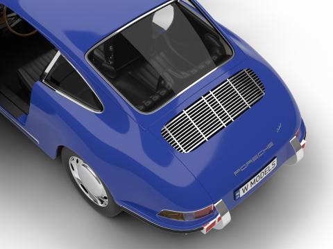 Porsche 911 1964 HQ Model 3D