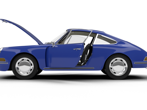 Porsche 911 1964 HQ Model 3D