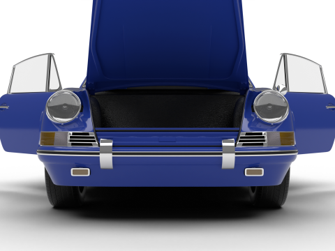 Porsche 911 1964 HQ Model 3D