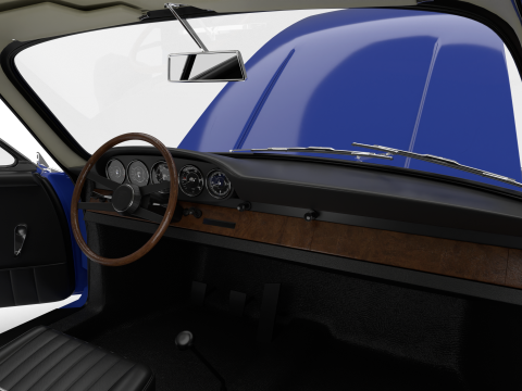 Porsche 911 1964 HQ Model 3D