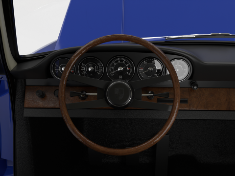 Porsche 911 1964 HQ Model 3D