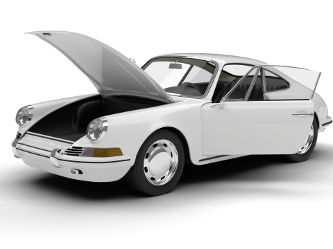Porsche 911 1964 HQ Modelo 3D