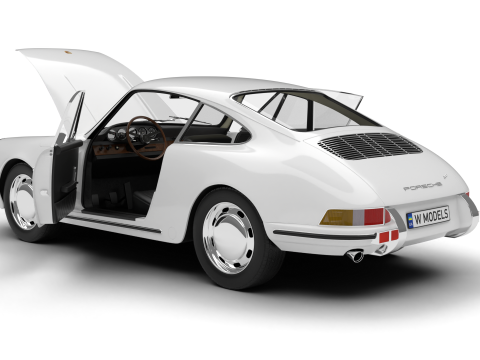 Porsche 911 1964 HQ 3D Model