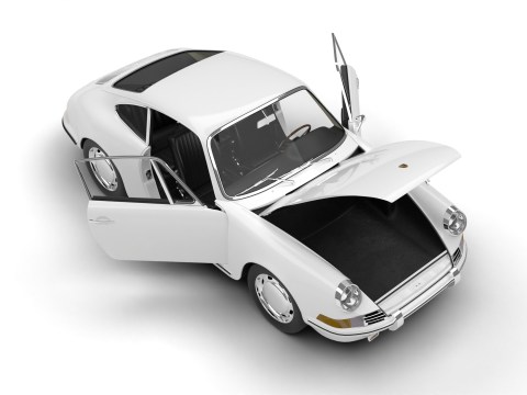 Porsche 911 1964 HQ 3D Model