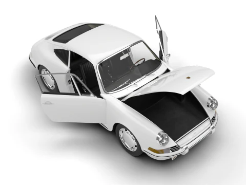 Porsche 911 1964 hoofdkwartier 3D Model