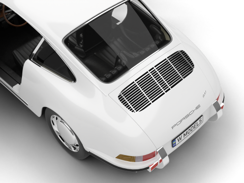 Porsche 911 1964 HQ 3D Model