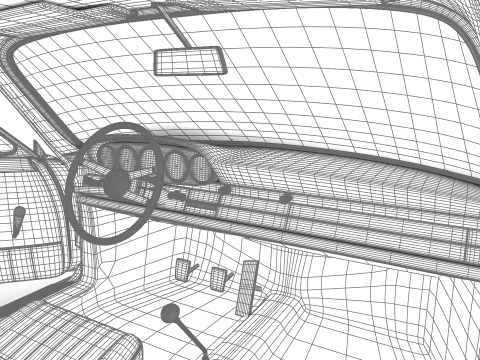 Porsche 911 1964 HQ 3D Model