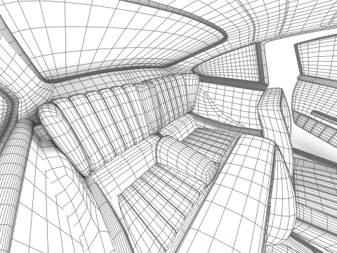 Porsche 911 1964 hoofdkwartier 3D Model