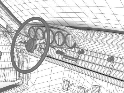 Porsche 911 1964 hoofdkwartier 3D Model